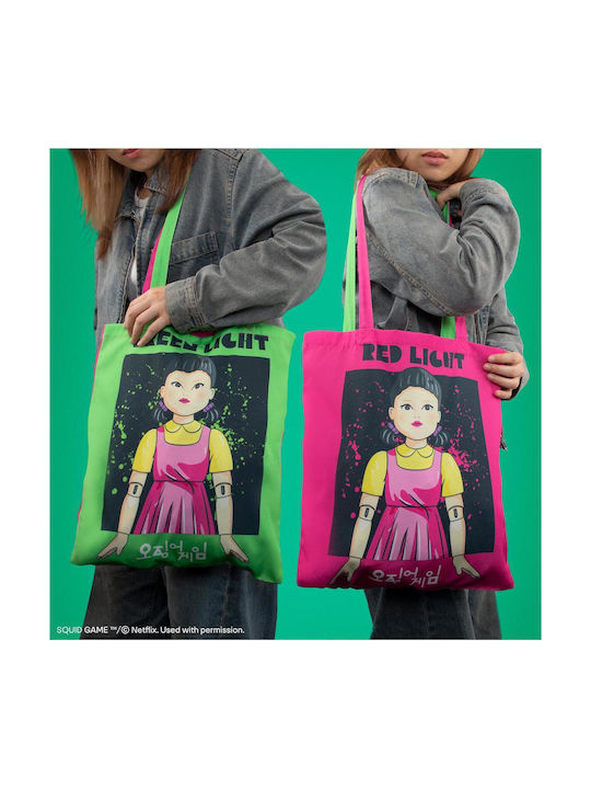 Cinereplicas Tv Series Netflix Squid Game Red Light Green Light Polyester Tote Bag Cr2344 Cinereplicas Tv Series Netflix Squid Game Red Light Green Light Polyester Tote Bag Cr2344