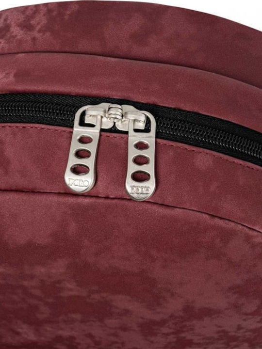 Polo Cozy Σχολική Τσάντα Πλάτης Γυμνασίου - Λυκείου Bordeaux με Θήκη για Παγούρι 20lt 2025
