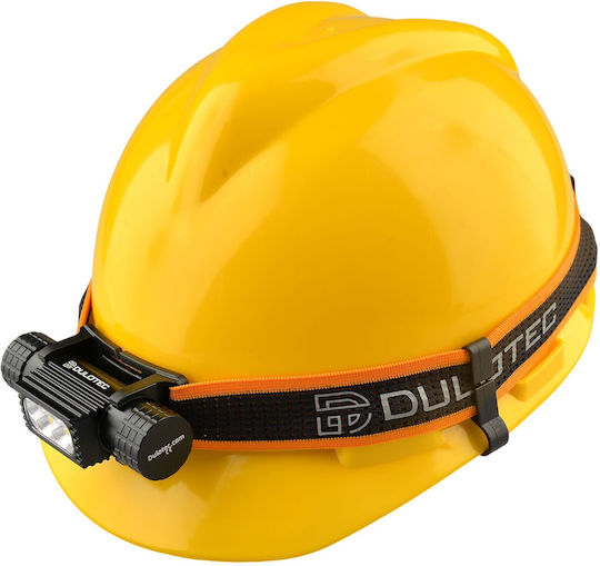 Powerful Dulotec H4 Pro V2.0 Headlamp + 3400 mAh Battery White Blue Light