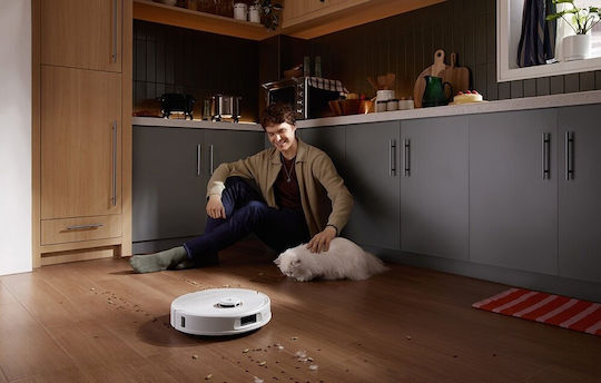 Roborock Qrevo 5ae Прахосмукачка Робот с Лазерно Картографиране и Всмукателна Мощност 12000Pa Бяла