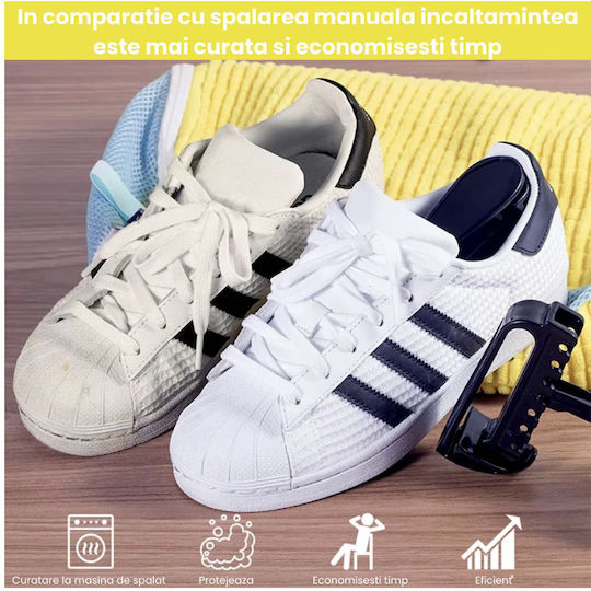 Shoe Washing Bag Sports Shoe Washing Bag Boot Slipper Washing Pouch Reusable Shoe Washing Pouch Fits All Types Sizes Shoes Laundry Bag Shoe Washing Box Yellow 39cm*19cm