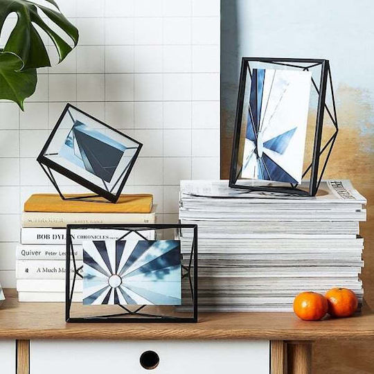Umbra Metallic Photo Frame with Black Frame