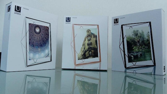 Umbra Metallic Photo Frame with Black Frame