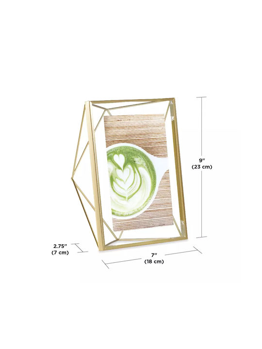 Umbra Prisma Metal Photo Frame with Gold Frame