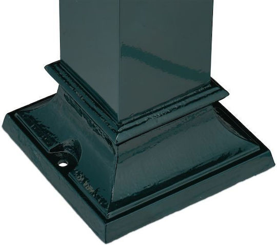 Fântână de Grădină Antică din Fontă din Oțel Inoxidabil Robinet Auriu Relaxdays Dimensiuni Aprox. 86 X 19 X 23 Cm Verde Închis