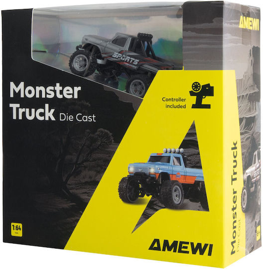 Amewi Die Cast Ferngesteuertes Auto Monstertruck Gray