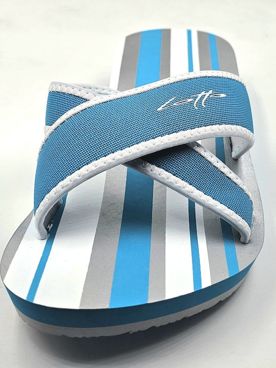 Flache Sandalen für Damen in Blau Farbe