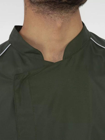 Kochjacke Javier Khaki Kurzarm Giblor's