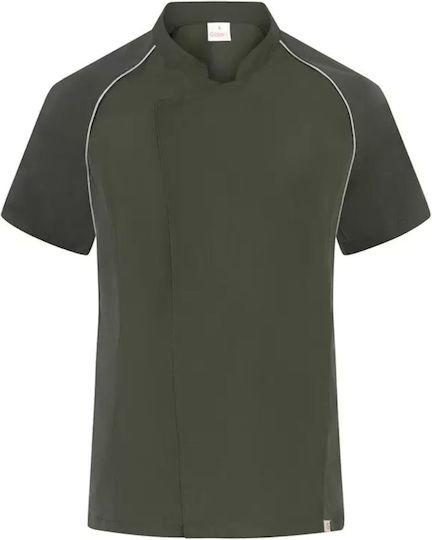 Kochjacke Javier Khaki Kurzarm Giblor's