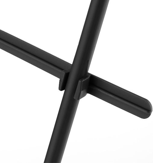Set 2 Plant Climbing Trellises Relaxdays Steel Plastic 122 X 59cm Black