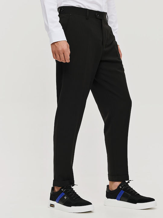 Pantaloni Elastic Negru