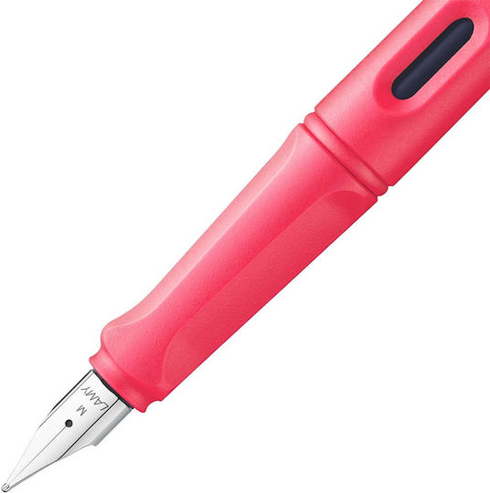 Lamy Safari Pană de Scris Medium Neagră din Plastic cu Cerneală Neagră