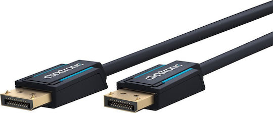 Clicktronic Cablu DisplayPort DisplayPort 1m Albastru