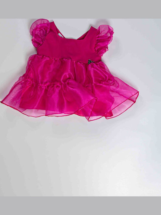 Kinderkleid Fuchsia