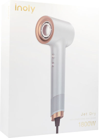 Inoly Ionic Hair Dryer Turbo with Diffuser 1800W