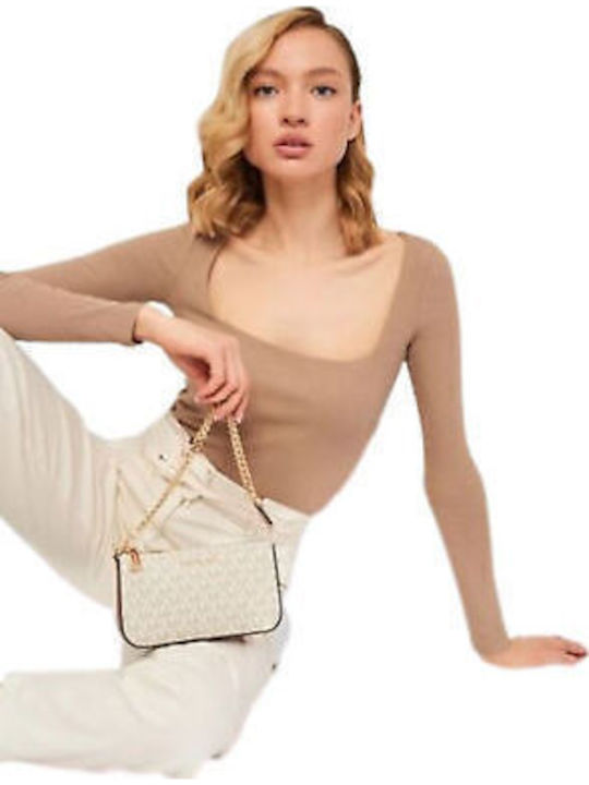 Michael Kors Jet Set Geantă de damă De mână Bej 32F1GJ6W6B-150