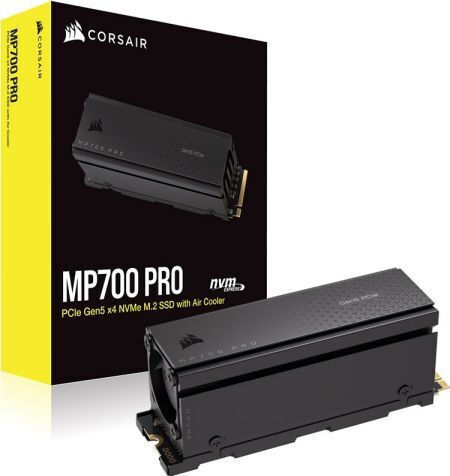 Corsair MP700 PRO SSD 2TB M.2 Type with PCI Express 5.0 Connection and Heatsink CSSD-F2000GBMP700PRO