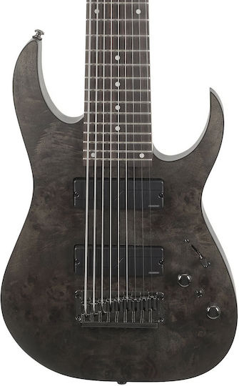 Ibanez RG9PB-TGF Electric Guitar 9 Strings ST Style with HH Pickups Arrangement Transparent Gray Flat