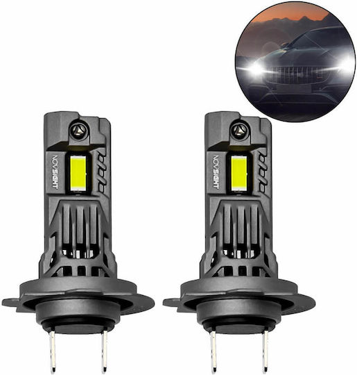 NovSight Lamps Car & Motorcycle H7 LED 6500K Cold White 12-24V 100W 2pcs