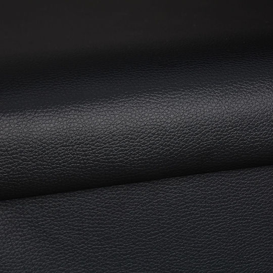 Black Faux Leather Upholstered Storage Bench Stool 37.5x76.5x38.5 cm