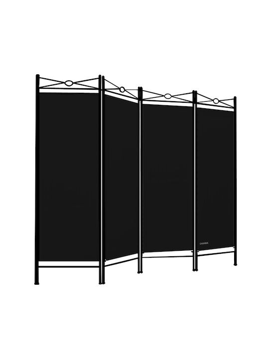 Paravan de Cameră Negru 180 X 163 Cm