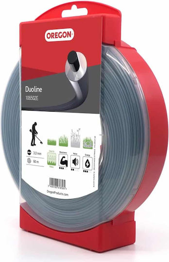Oregon 106502 Linie pentru tăierea ierbii De lungime 60m și de grosime 3mm
