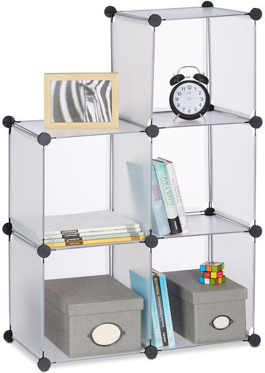 Bibliotecă Transparentă 96x32x65 cm