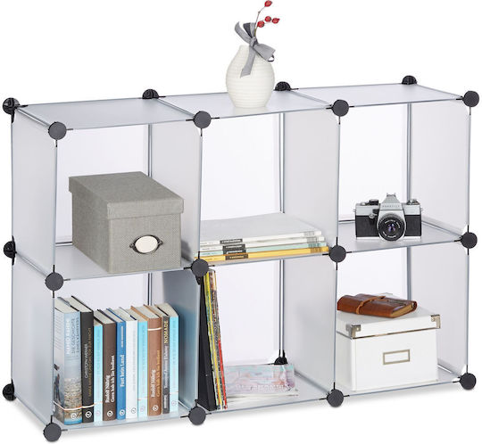 Bibliotecă Transparentă 96x32x65 cm