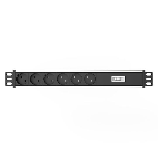 Canovate Πολύπριζο Rack PB-S06-010-116-W 1τμχ