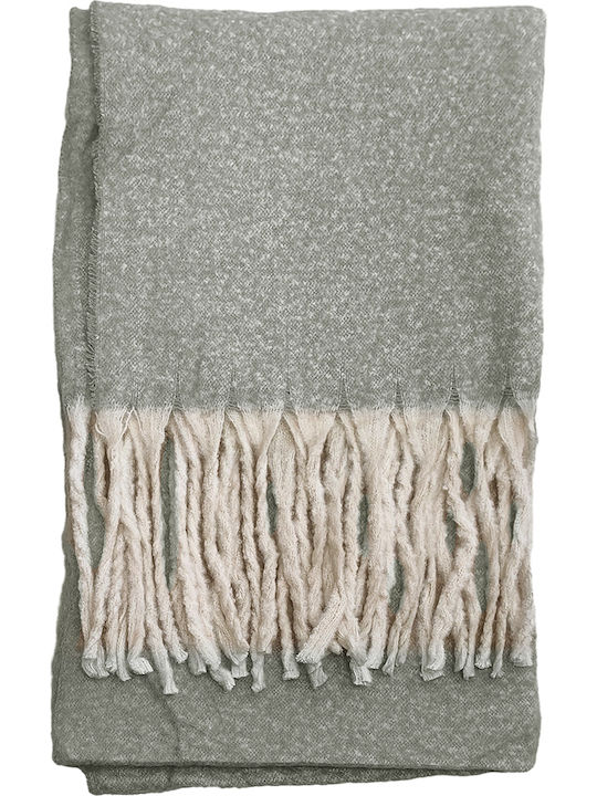 Women's Wool Scarf Gray