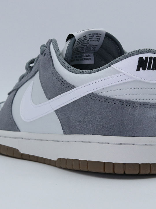 Dunk Low Retro Sneakers Grey Leather