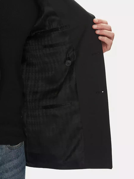 Dine Men's Suit Jacket Regular Fit Black