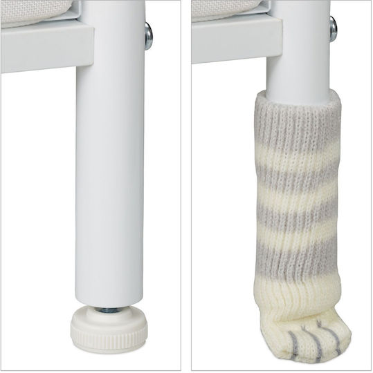 Comodă pentru copii Alb cu 6 sertare 61.5x100x40.5buc