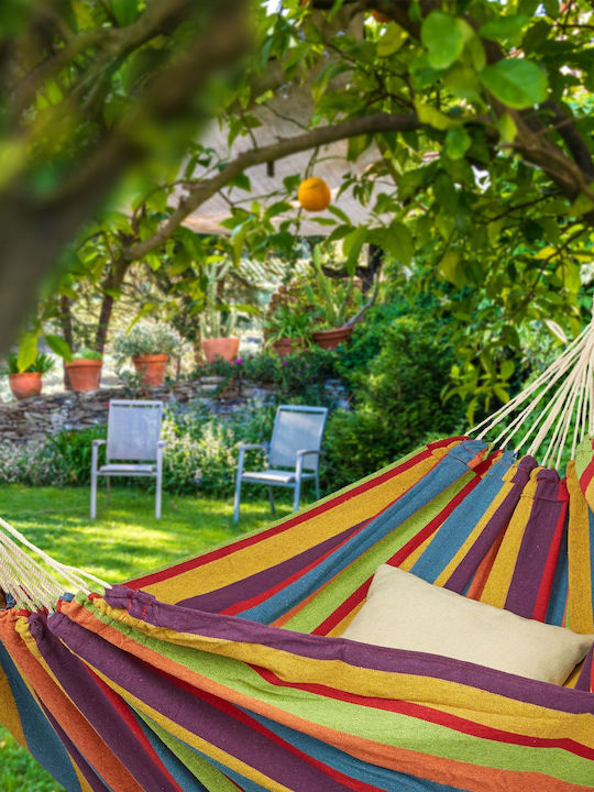 Relaxdays Double Hammock Multicolour 250x150cm