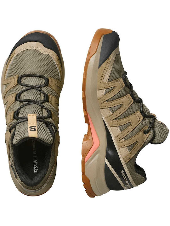 Salomon X-adventures Recon Γυναικεία Ορειβατικά Gore-Tex Ροζ
