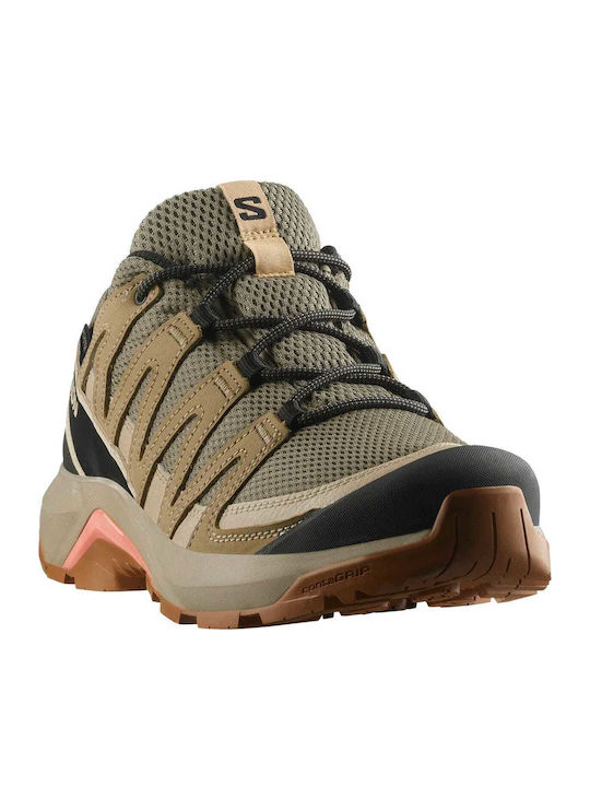 Salomon X-adventures Recon Γυναικεία Ορειβατικά Παπούτσια Αδιάβροχα με Μεμβράνη Gore-Tex Ροζ