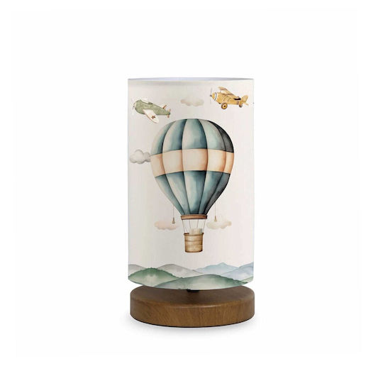 GloboStar Kinder Nachttischlampe Ballon Mehrfarbig 15x15x30εκ.