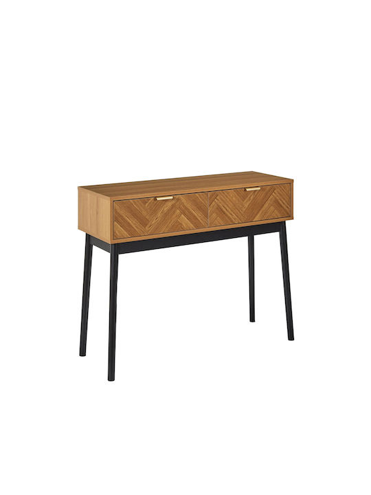 Felix Konsolentisch aus Holz & Metall M100xB35xH80cm