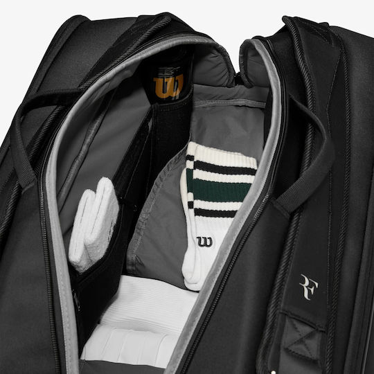 Wilson 15 Racket Tennis Bag Black