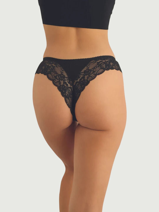 Esmeralda Βαμβακερά Women's Brazil MultiPack with Lace Colorful