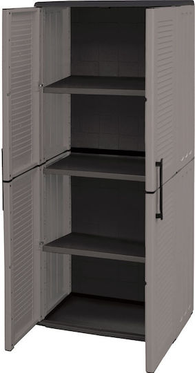 Двукрилен Пластмасов 68x37x163см Elephant Grey Двукрилен Пластмасов 68x37x163см Elephant Grey