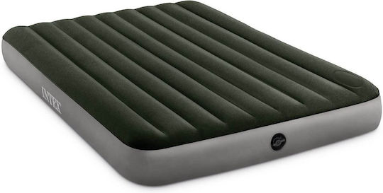 Intex Inflatable Mattress 2 Persons Gray Color Dimensions 1.52x0.25x2.03 M Capacity 273 Kg Built-in Pump