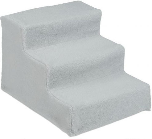 3-step Dog Stair Relaxdays 30 X 35 X 45 Cm Gray