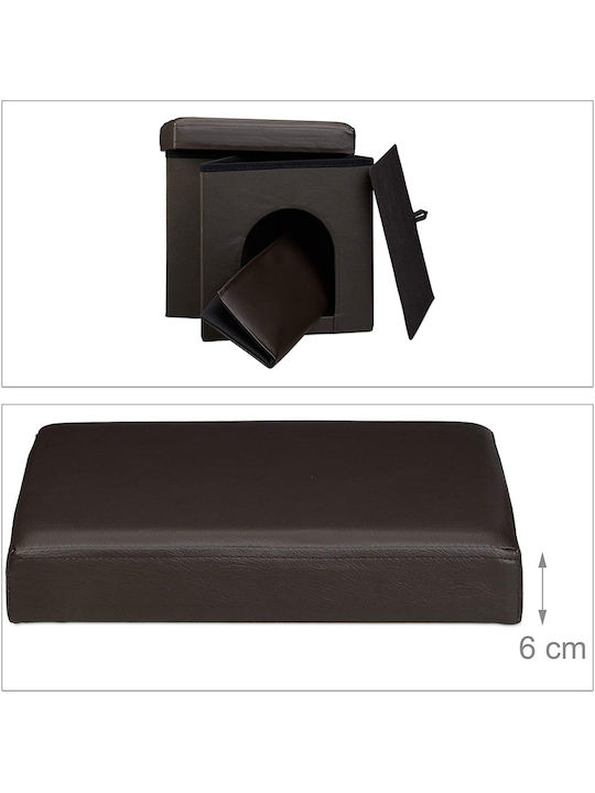 Dog Stool Bedding Brown