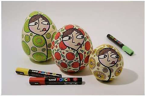 Set 7 Markere Posca Pc3m Vârf Fin Culori Pastelate