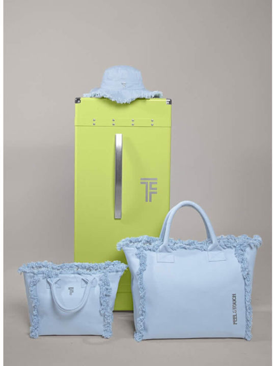 Feel & Touch Caribbean Stoff Strandtasche Wasserdicht Blau