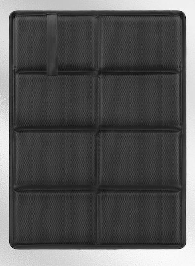 Kouclaa Outdoor Seat Cushions Set 2 Αφρώδες Μονό Υπόστρωμα Camping 40x30cm Μαύρο