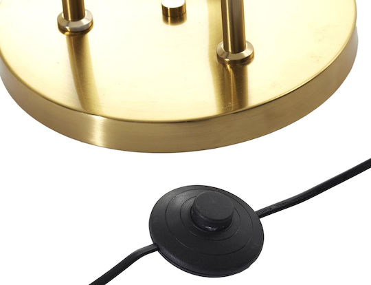 The Home Deco Factory Floor Lamp H150xW32cm. with Socket for Bulb E27 Gold