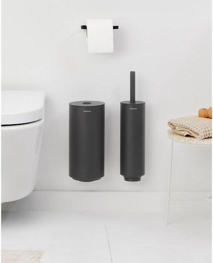 Brabantia Set Accesorii Baie Metalic Gri 3buc Brabantia Set Accesorii Baie Metalic Gri 3buc