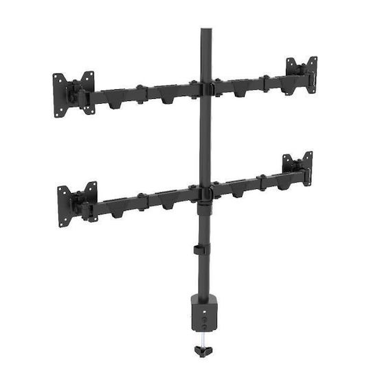 Focus Mount Halterung Auf dem Schreibtisch für 4 Monitore bis 26" mit Arm (FDM614)